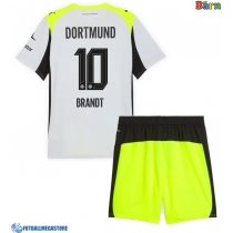 Fotballdrakt Barn Borussia Dortmund Julian Brandt #10 Bortedraktsett 2025-26 Kortermet (+ Korte bukser)